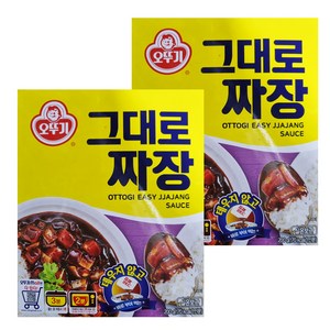 오뚜기 그대로짜장, 200g, 2개