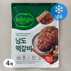 비비고 남도떡갈비 (냉동), 450g, 4개