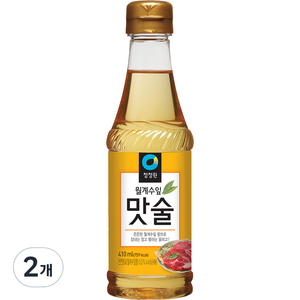 청정원 월계수잎 맛술, 410ml, 2개