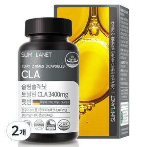 슬림플래닛 토날린CLA 3400mg 팻번, 180정, 2개