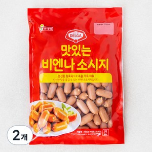 롯데햄 맛있는 비엔나 소시지, 1kg, 2개