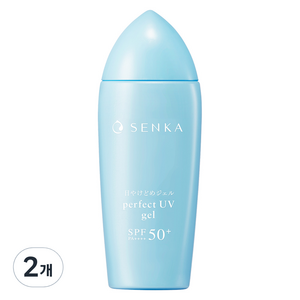 센카 퍼펙트 유브이 젤 에이 선크림 SPF50+ PA++++, 80ml, 2개