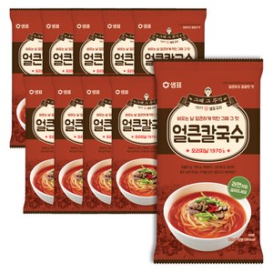 샘표 얼큰 칼국수, 101g, 10개