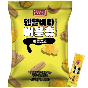 슈퍼킹 덴탈비타 버블츄 반려견 덴탈껌 50개입, 애플망고, 450g, 1개