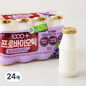 1000+ 프로바이오틱스 포도, 130ml, 24개