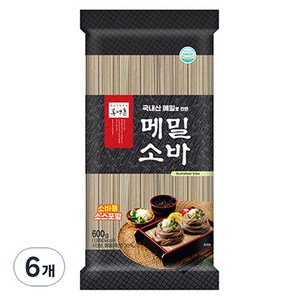 봉평촌 메밀소바, 600g, 6개