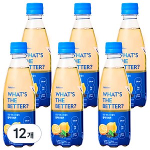 널담 제로스파클링 블랙티레몬, 350ml, 12개