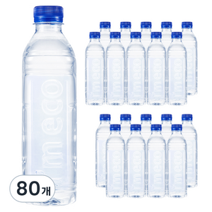 아임에코 가벼운샘 무라벨, 500ml, 80개