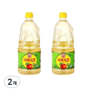 오뚜기 사과식초, 1.5L, 2개