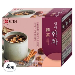 담터 한차, 15g, 15개입, 4개