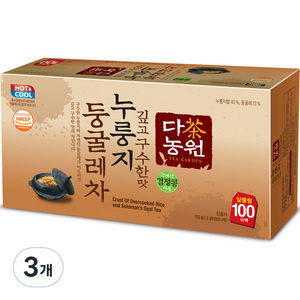 다농원 누룽지 둥굴레차, 1.5g, 100개입, 3개