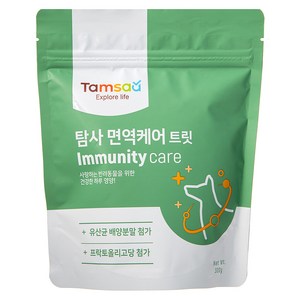 탐사 강아지 영양제 뉴트리션 트릿 면역케어 300g, 유산균, 1개