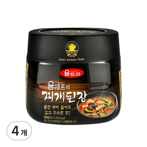 움트리 움쉐프의 찌개된장, 900g, 4개