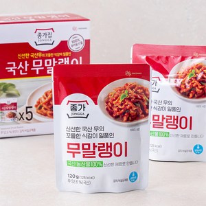 종가 무말랭이, 120g, 5개