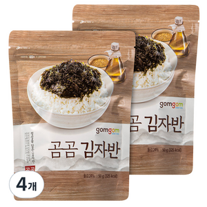 곰곰 김자반, 50g, 4개