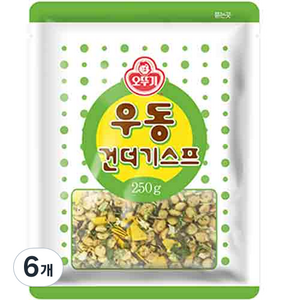 오뚜기 우동건더기스프, 250g, 6개