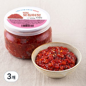 세모수 비빔 오징어젓, 400g, 3개