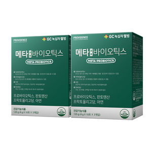 GC녹십자웰빙 프로비던스 메타프로바이오틱스, 30회분, 120g, 2개