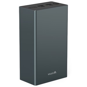 밸류엠 100W PPS 초고속 충전 PD 메탈 보조배터리 40000mAh 멀티단자 + 60W C t oC 케이블 세트, VM-PM40CPQ