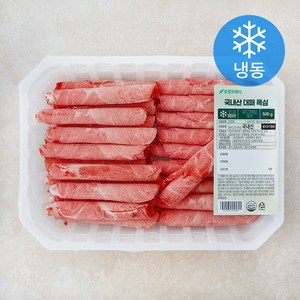 국내산 대패 목심 (냉동), 1개, 500g