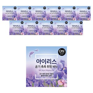 온더바디 플라워 휘핑 비누 아이리스, 90g, 12개