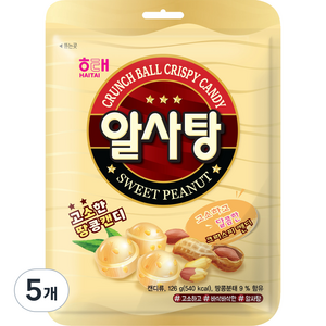 해태제과 알사탕, 126g, 5개