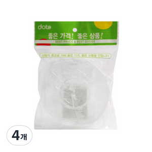 나노 투명 아크릴폼 양면 테이프 2cm x 3m x T 2mm, 4개