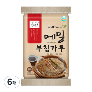 봉평촌 메밀 부침가루, 800g, 6개