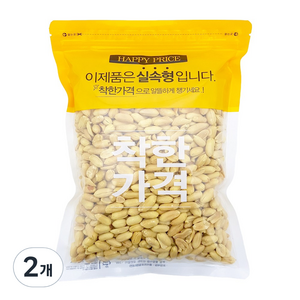 견과공장 중국산 햇 튀김땅콩, 800g, 2개