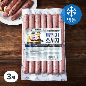 팜스쿡 흑임자 소시지 (냉동), 1kg, 3개