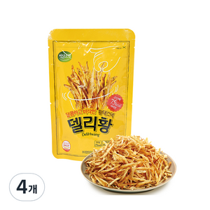 바다소리 델리황 버터맛 황태스낵, 50g, 4개