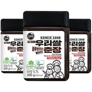 진미 우리쌀 춘장, 3개, 300g