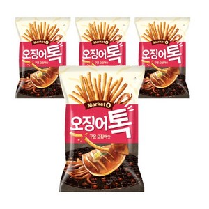 마켓오 오징어톡, 80g, 4개