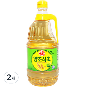 오뚜기 양조식초, 1.8L, 2개