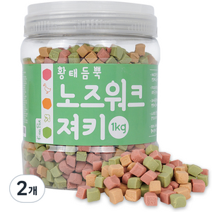 킵펫 황태듬뿍 노즈워크 강아지 져키, 황태, 1kg, 2개