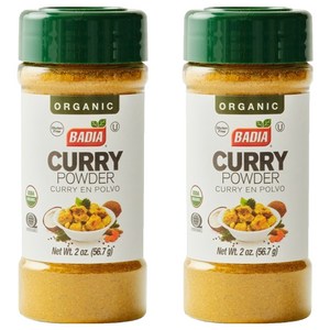 바디아 유기농 커리 파우더, 2개, 56.7g