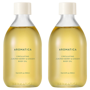 아로마티카 서큘레이팅 바디오일 주니퍼베리 & 진저향, 100ml, 2개