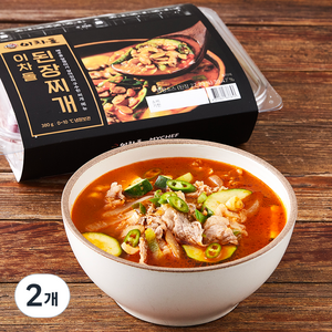 마이셰프 이차돌 된장찌개 1~2인분, 380g, 2개