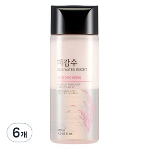 더페이스샵 미감수 브라이트 립 앤 아이 리무버, 120ml, 6개