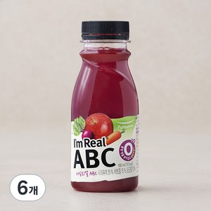 아임리얼 ABC 주스, 190ml, 6개