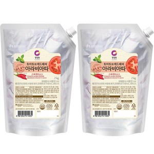 청정원 아라비아따 스파게티소스, 2개, 2kg