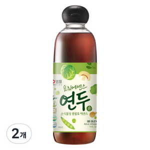 샘표 요리에센스 연두 순 대용량, 830ml, 2개