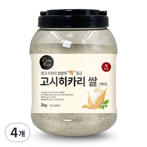 Prime Field 2024년산 햅쌀 고시히카리 백미 특등급, 2kg, 4개