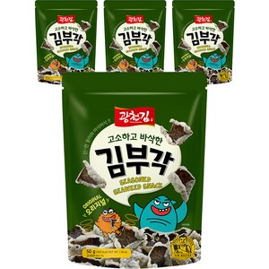 광천김 고소하고 바삭한 김부각 오리지널, 50g, 4개