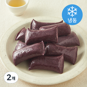 떡미당 흑미곤약가래떡 (냉동), 500g, 2개, 1개입