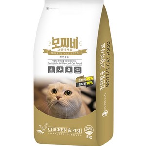 모찌네 전연령용 고양이 건식사료, 닭, 5kg, 1개