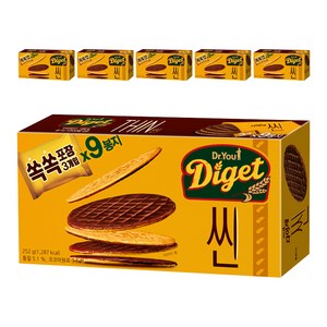 오리온 다이제 씬, 252g, 6개