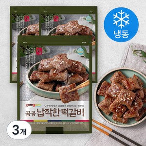 곰곰 납작한 떡갈비 (냉동), 1kg, 3개