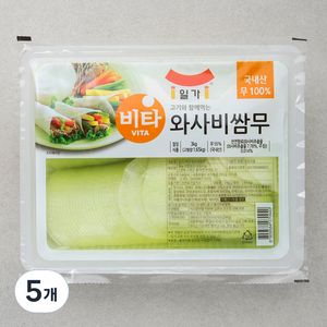 일가 비타 와사비쌈무, 3kg, 5개