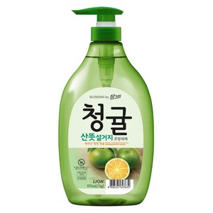 참그린 청귤 산뜻 설거지 주방세제, 970ml, 1개